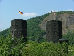 Friedensmuseum im alten Brückenkopf der historischen Brücke von Remagen